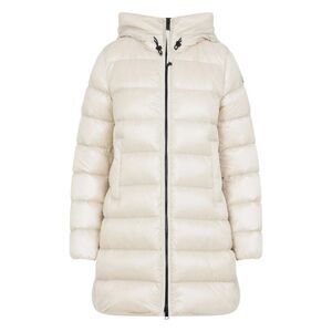 Moncler White Coats - Oversized Coats Women
